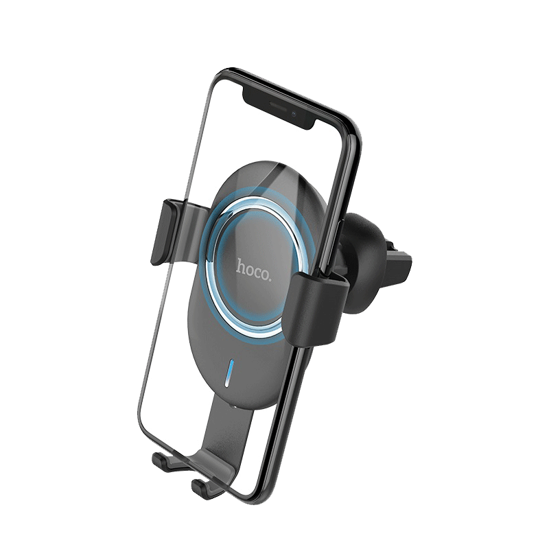 Car wireless charger «CA34 Elegant» air outlet and dashboard mount - HOCO